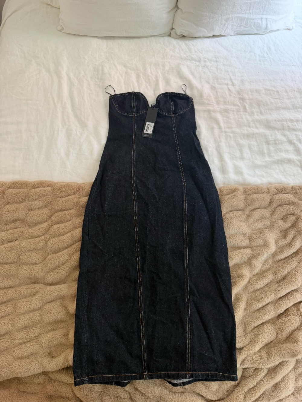 Lioness Denim Maxi Dress